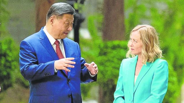 Meloni se postula para mediar en el conflicto comercial entre la UE y China