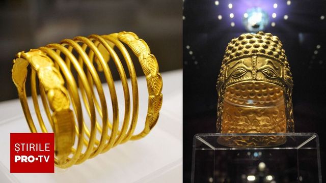 Coiful de la Coțofenești și două brățări dacice sunt aduse azi în România și vor fi transportate, sub pază, la Muzeul de Istorie