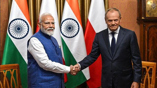 Kijevbe érkezett Narendra Modi indiai miniszterelnök