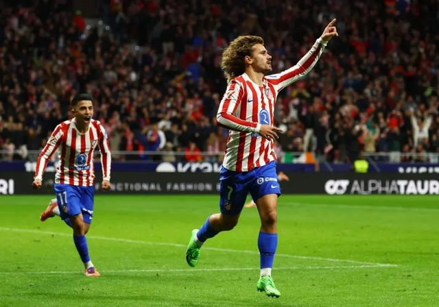 Griezmann plasma la superioridad del Atlético ante el Levante