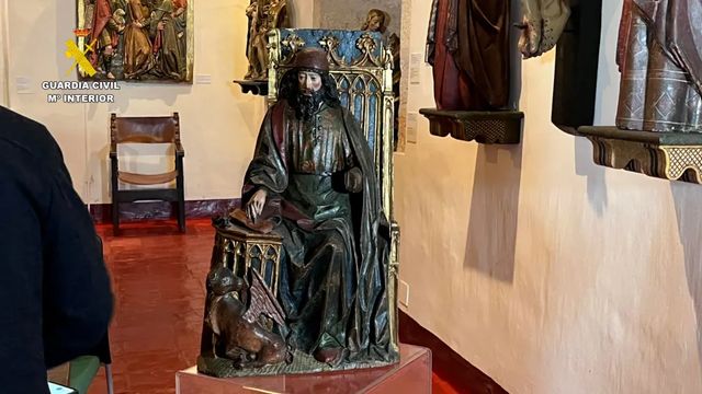 Recuperan en una subasta italiana una talla del siglo XV robada hace 45 años en Palencia