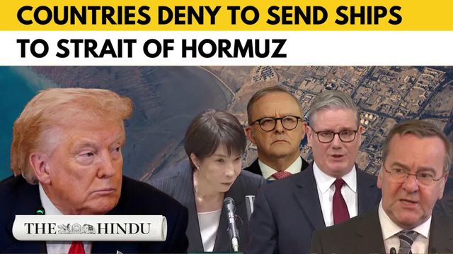 Trump demands others help secure Strait of Hormuz, Japan and Australia say no plans to send ships