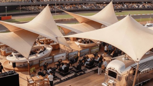 Mëstiza precalienta el Gran Premio de España de la Fórmula 1