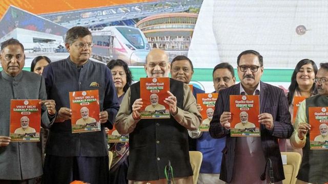 50,000 Jobs, Yamuna Cleaning And Ownership Rights In Unauthorised Colonies: BJPs New Promises In Delhi Polls