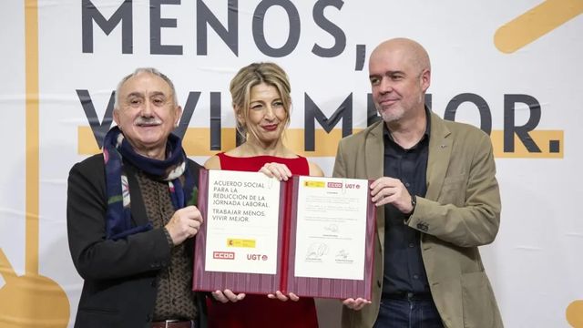 Cuerpo se reúne de urgencia esta tarde con Yolanda Díaz para hablar de la rebaja de jornada laboral