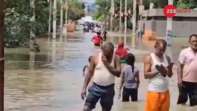 Delhi Floods: Munak Canal Breach Turns Bawana Residential Area Into A River