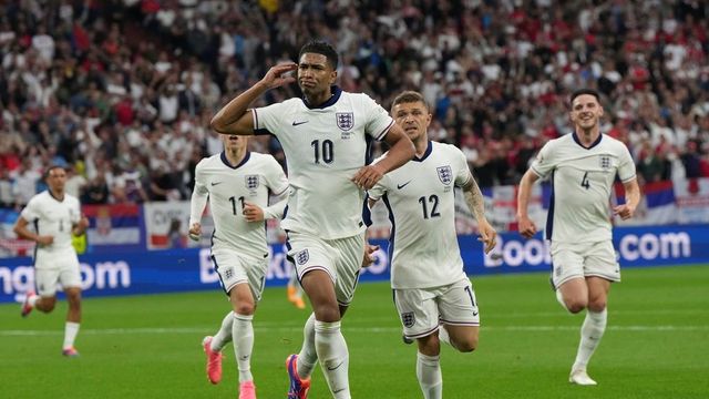 England hang on to beat Serbia 1-0 with Jude Bellingham header