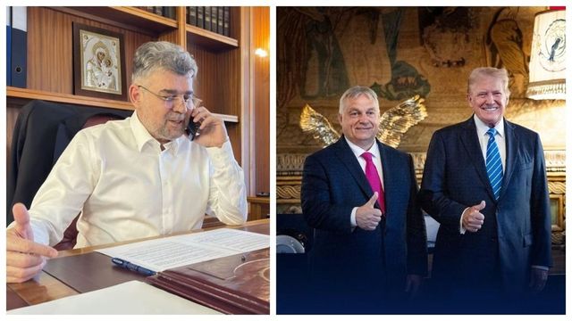 Ciolacu a vorbit din nou la telefon cu Trump, dar de data asta împreună cu Viktor Orban. Ce au discutat