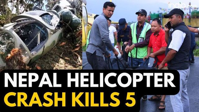 Helicopter with five people on board crashes in Nepal