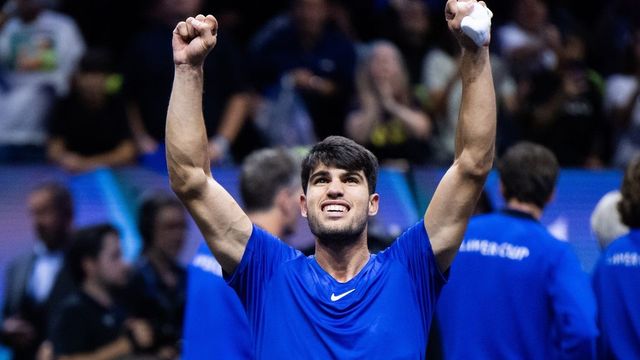 Carlos Alcaraz regresa al frente de Europa en la Laver Cup