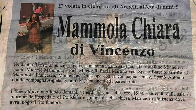 Reggio Calabria, bimba di 5 anni muore travolta dal trattore guidato dal padre