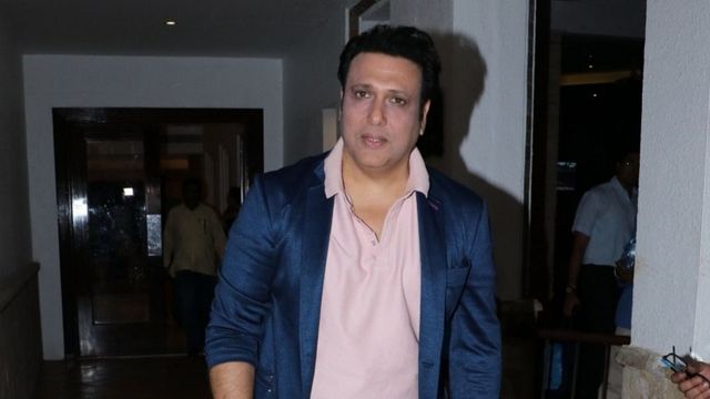 Govinda Attends Nephew Janmendra Ahuja's Last Rites In Mumbai
