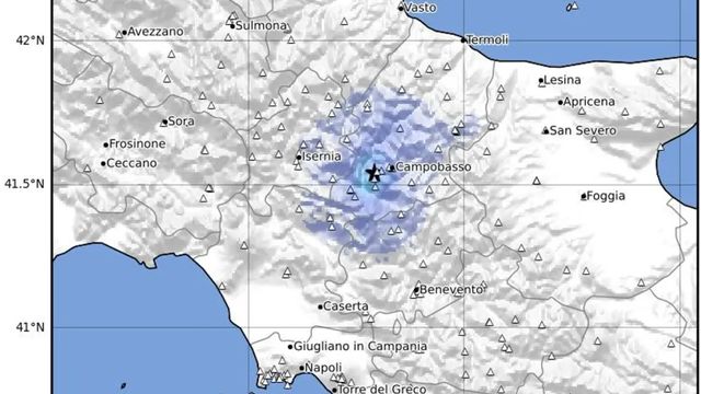 Terremoto oggi Campobasso, scossa magnitudo 3.1 in provincia