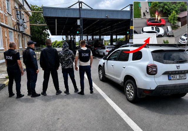 Cei doi străini care au dat artificii dintr-o mașină, printre blocuri în capitală, expulzați din țară
