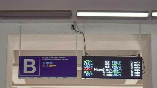 Călătorii din Gara de Nord au informații digitale în timp real