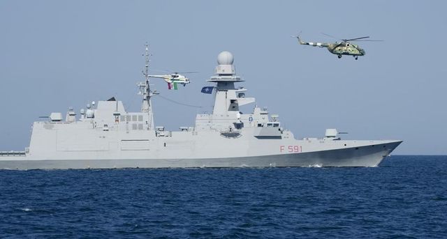 Nave italiana Fasan abbatte un drone nel Mar Rosso