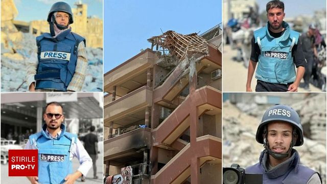 Cinci jurnaliști uciși într-un atac israelian asupra unui spital din Gaza