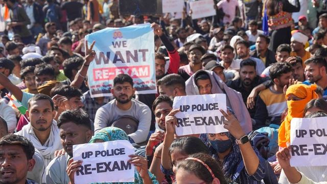 UP govt cancels police constable recruitment exam amid allegations of paper leak
