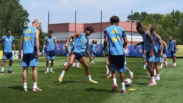 El último entrenamiento de España antes de la final del Mundial contra Argentina, cancelado por una tormenta eléctrica