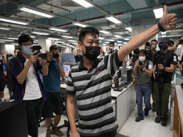 4 journalists at shut Hong Kong paper Apple Daily charged with collusion