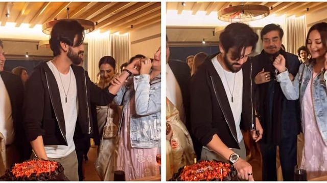 Sonakshi Celebrates Zaheer Iqbal's Birthday With Rekha, Shatrughan Sinha