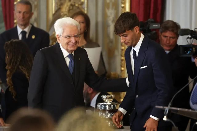 Tennis, le azzurre e gli azzurri ricevuti al Quirinale da Mattarella