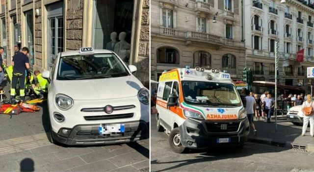 Roma, investita da un taxi in Via del Tritone: donna in gravi condizioni