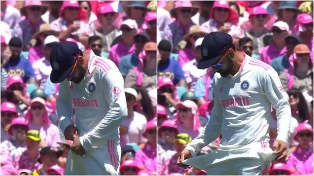 Virat Kohli imitates sandpaper scandal after Steve Smith's dismissal - Watch