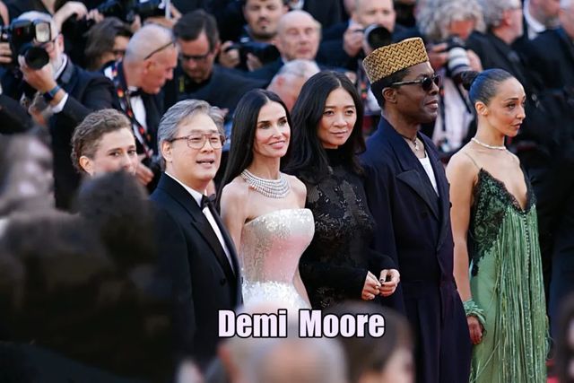 Demi Moore îi năucește pe fotografii de la Cannes