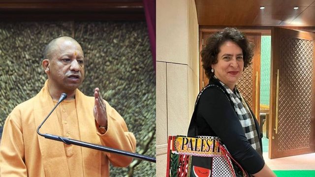 'While Congress holds bag, UP sending youth to Israel: CM Yogi's dig at Priyanka