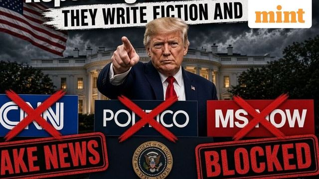 Trump bans three major news outlets from White House, cites ‘fake news’