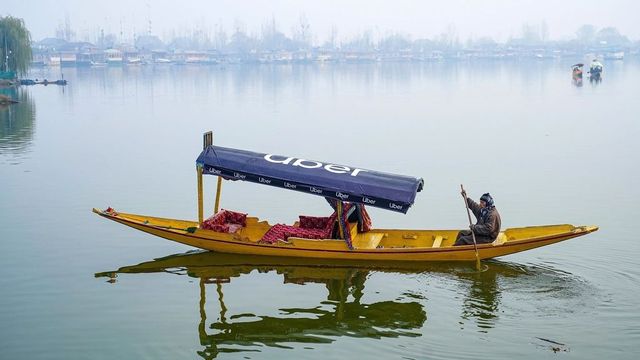 Uber rolls out India’s first water transport service with shikara bookings on its app