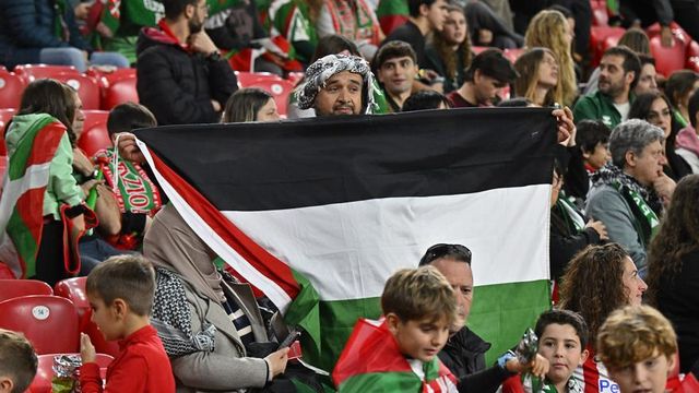 Las imágenes del Euskal Selekzioa - Palestina