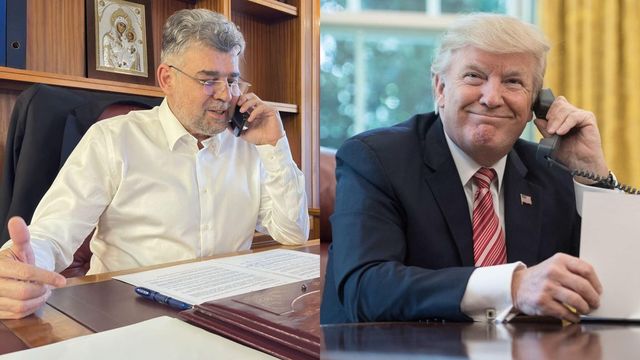 Discuție telefonică între Marcel Ciolacu și Donald Trump despre consolidarea relațiilor româno-americane