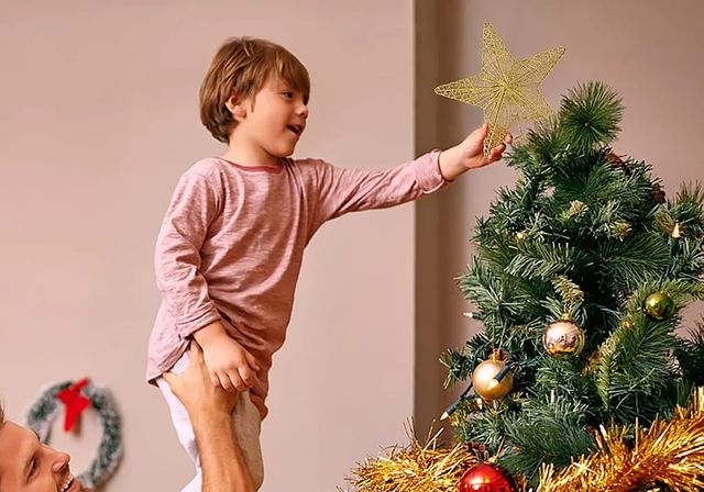 Estas estrellas para árbol de Navidad son perfectas para decorar tu hogar