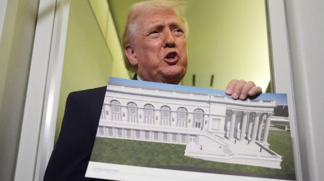 Trump spune că armata construiește un mare complex militar sub sala de bal de la Casa Albă