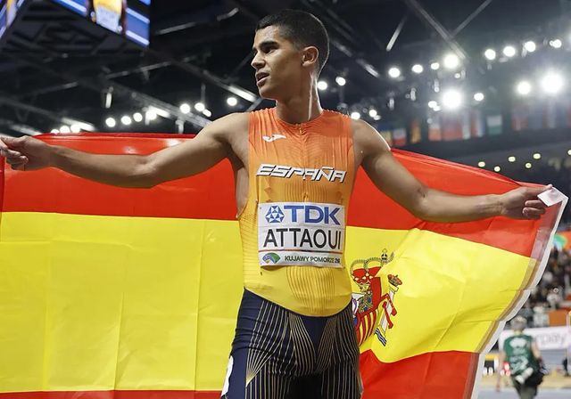 Attaoui se suma a la fiesta del atletismo español