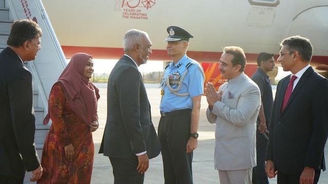 Maldives President Mohamed Muizzu Arrives In India For 1st Bilateral Visit