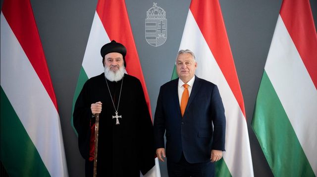 Orbán Viktor a szír ortodox egyház vezetőjével tárgyalt