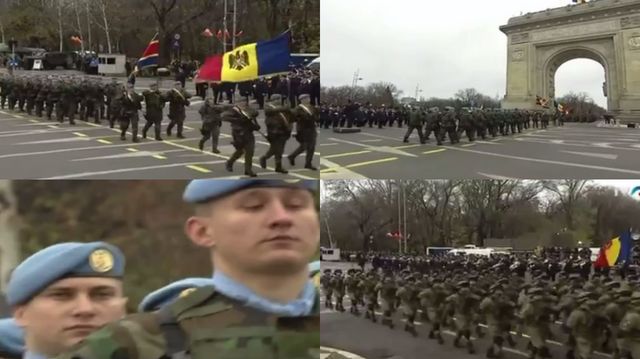 Parada militară cu prilejul Zilei Naționale a României, la care defiliează și militari din Republica Moldova