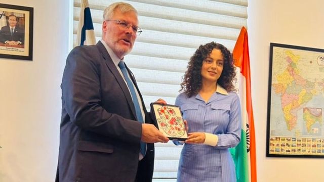 Kangana Ranaut meets Israeli ambassador, expresses support for Israel's fight against terrorism