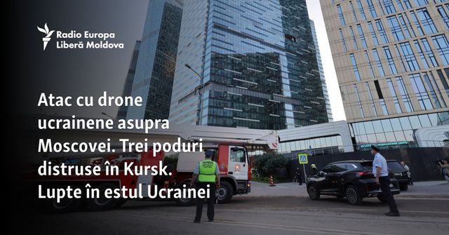 Moscova, vizată de Ucraina de cel mai mare atac cu drone