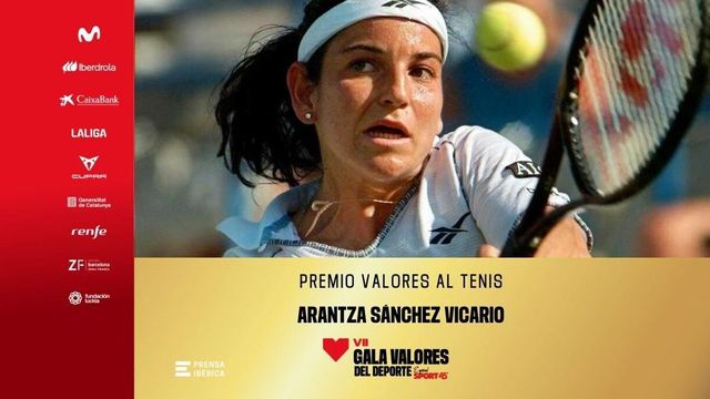 Premio Valores 45 Aniversario al Tenis: Arantxa Sánchez Vicario