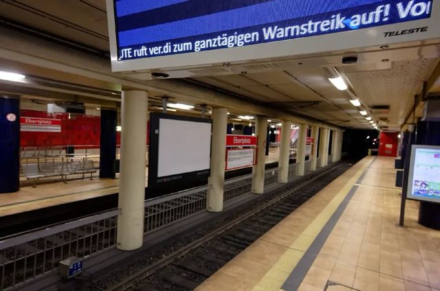 Transportul public local din Germania este grav afectat din cauza unei greve