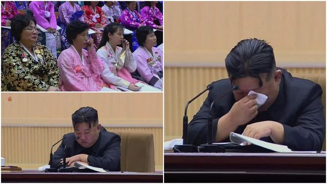 Dictatorul Kim Jong Un plânge în fața femeilor și le cere să facă mai mulți copii VIDEO