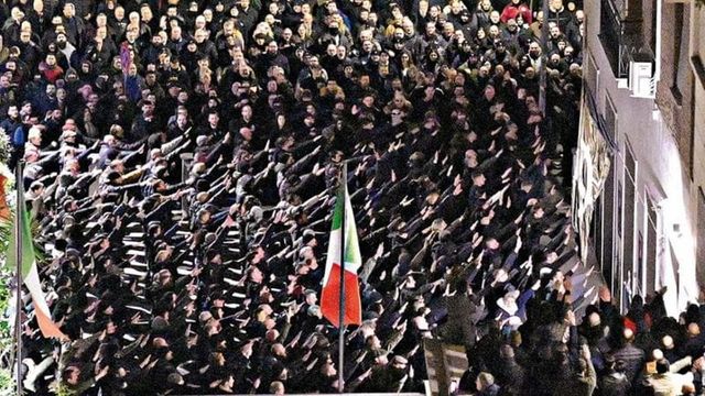 Saluto romano ad Acca Larentia, chiesto il processo per 31 persone