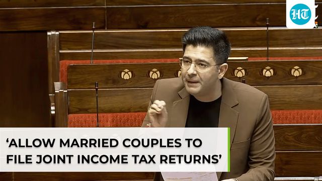Raghav Chadha pitches for joint tax filing for married couples to improve tax equity