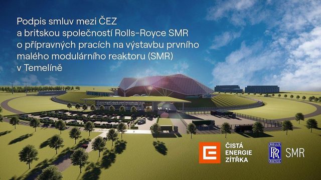 Ministerstvo podepisuje s ČEZem memorandum o vývoji modulárních reaktorů