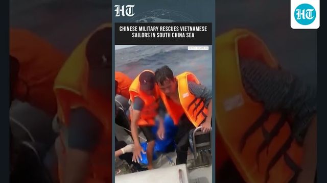 Chinese Military Rescues Vietnamese Sailors In South China Sea After Vessel Sinks