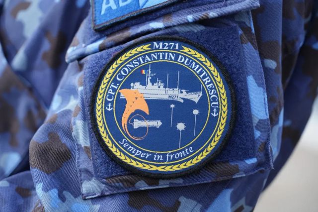 Noua navă militară a României, de 75 de milioane de euro, a ajuns la Constanța